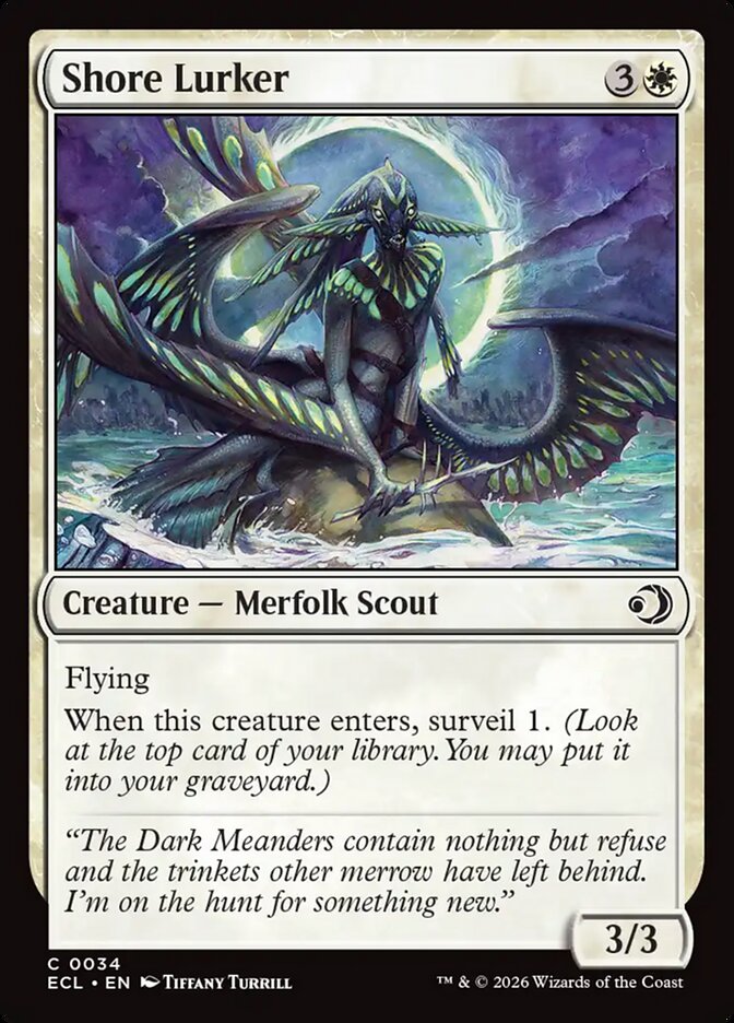 Shore Lurker 34/273 (Lorwyn Eclipsed) - Foil