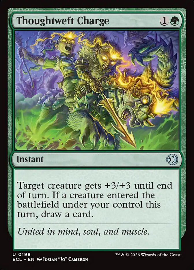 Thoughtweft Charge 198 (Lorwyn Eclipsed)