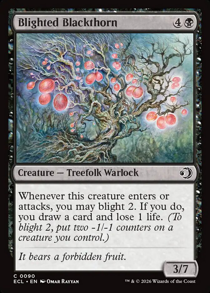 Blighted Blackthorn 90 (Lorwyn Eclipsed)