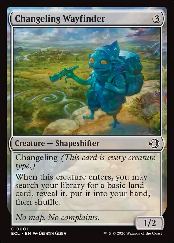 Changeling Wayfinder 1/273 (Lorwyn Eclipsed)