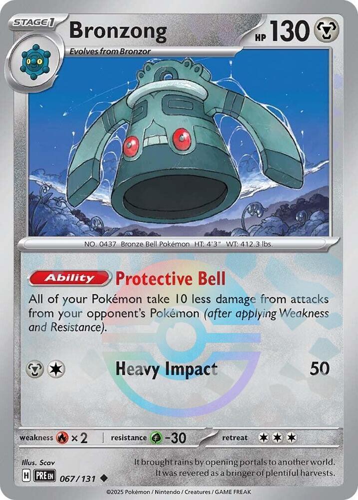 Bronzong 067/131 (SV: Prismatic Evolutions) - Poke Ball Holofoil