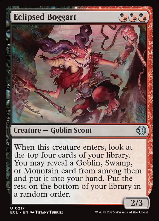 Eclipsed Boggart 217 (Lorwyn Eclipsed)