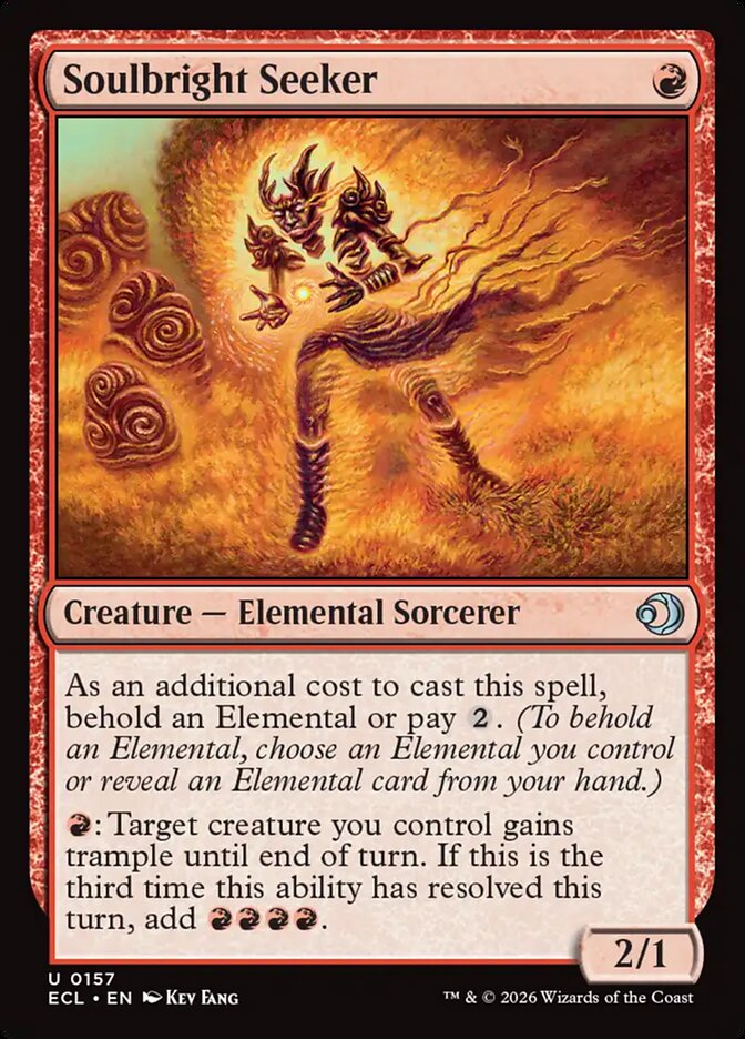 Soulbright Seeker 157 (Lorwyn Eclipsed) - Foil
