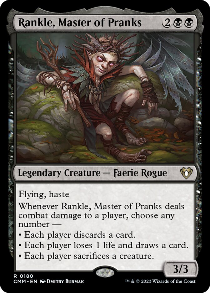 Rankle, Master of Pranks 180 (Commander Masters) - Foil