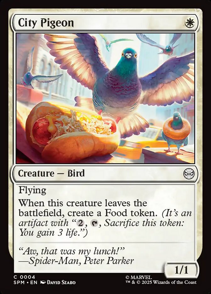 City Pigeon 4/198 (Marvel's Spider-Man)
