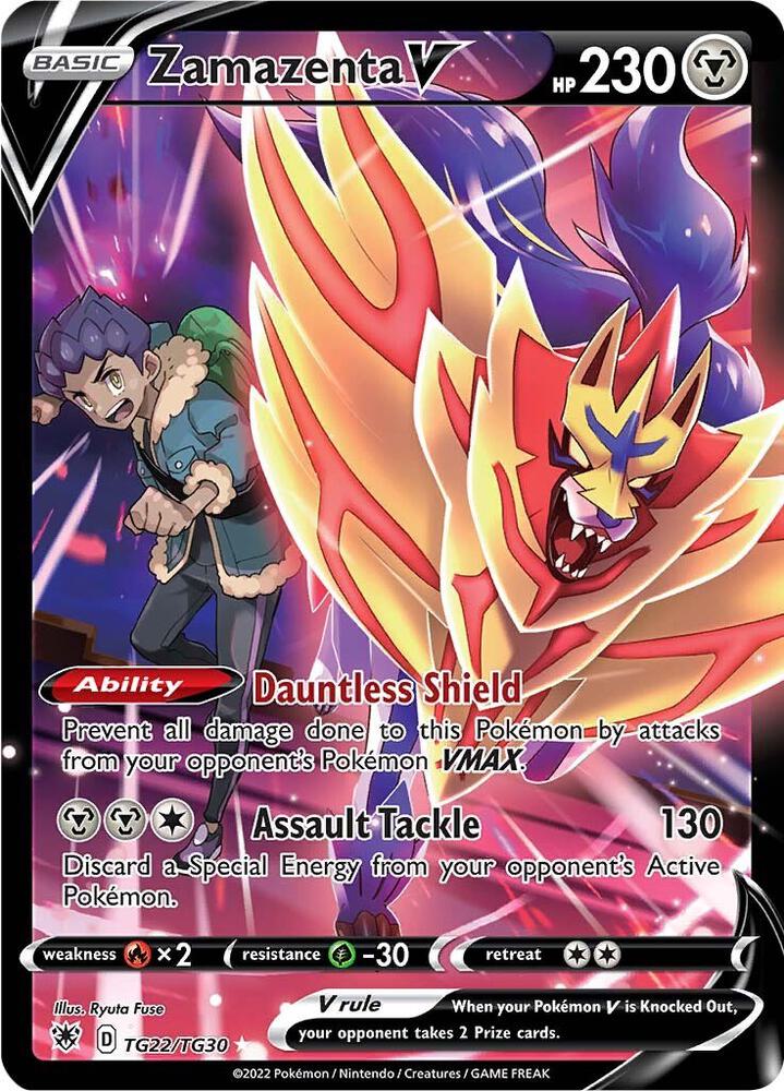 Zamazenta V TG22/TG30 (SWSH10: Astral Radiance Trainer Gallery) - Holofoil