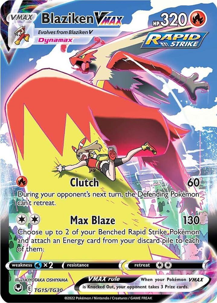 Blaziken VMAX TG15/TG30 (SWSH12: Silver Tempest Trainer Gallery) - Holofoil
