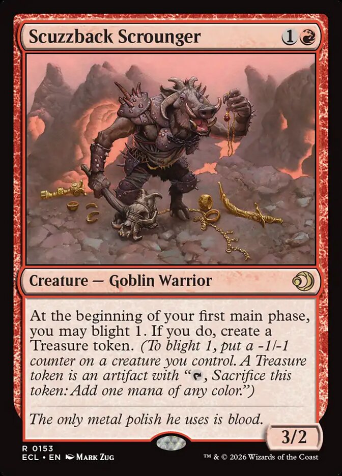 Scuzzback Scrounger 153 (Lorwyn Eclipsed)
