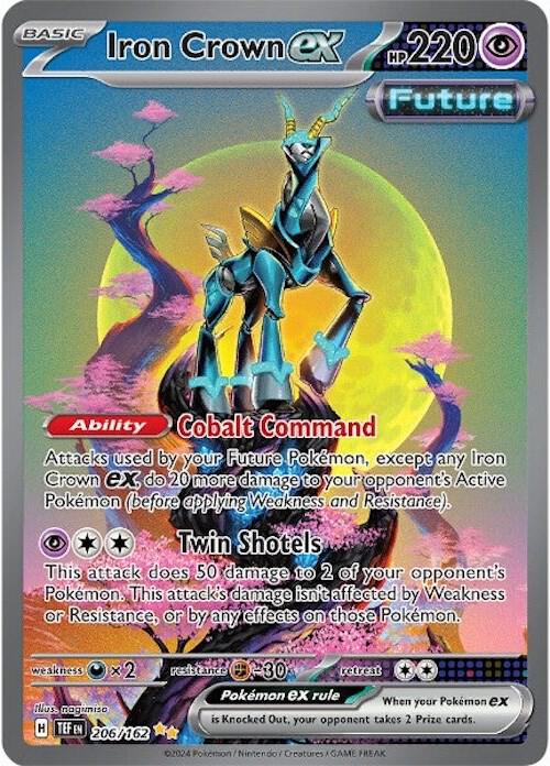 Iron Crown ex 206/162 (SV05: Temporal Forces) - Holofoil