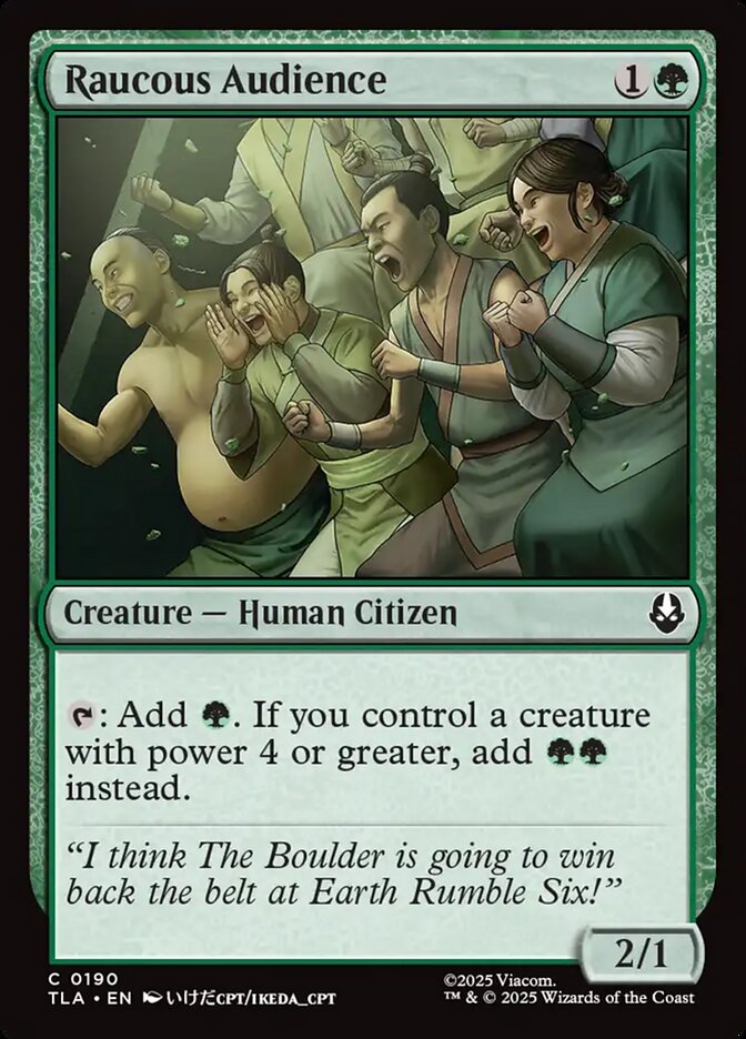 Raucous Audience 190 (Avatar: The Last Airbender)