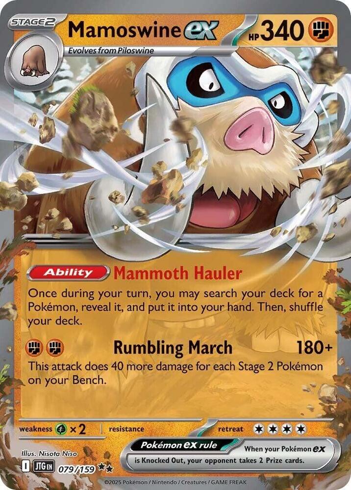 Mamoswine ex 079/159 (SV09: Journey Together) - Holofoil