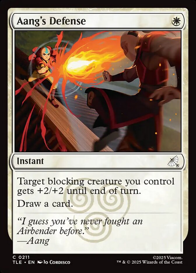 Aang's Defense 211 (Avatar: The Last Airbender: Eternal-Legal) - Foil