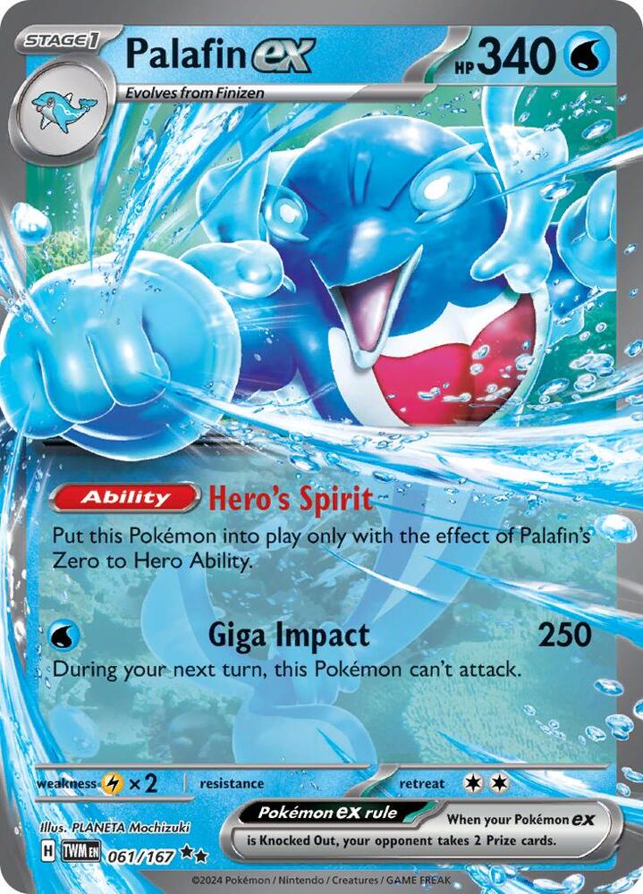 Palafin ex 061/167 (SV06: Twilight Masquerade) - Holofoil