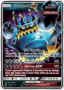 Guzzlord GX 63/111 (SM - Crimson Invasion) - Holofoil