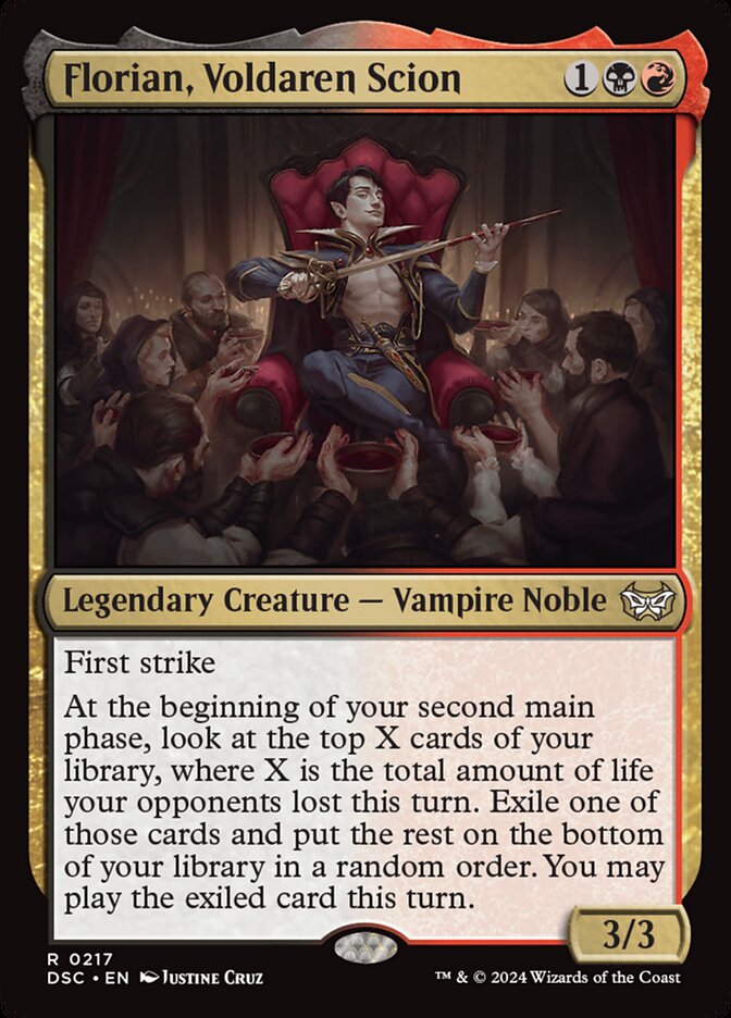 Florian, Voldaren Scion 217/40 (Commander: Duskmourn: House of Horror)
