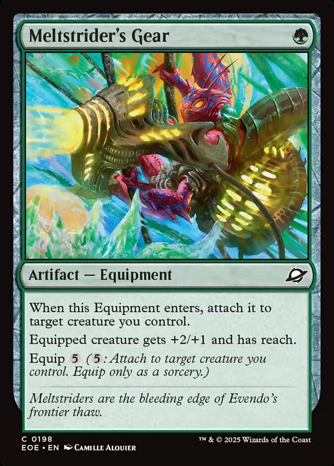 Meltstrider's Gear 198/276 (Edge of Eternities)