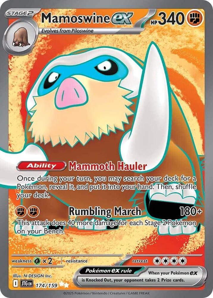 Mamoswine ex 174/159 (SV09: Journey Together) - Holofoil