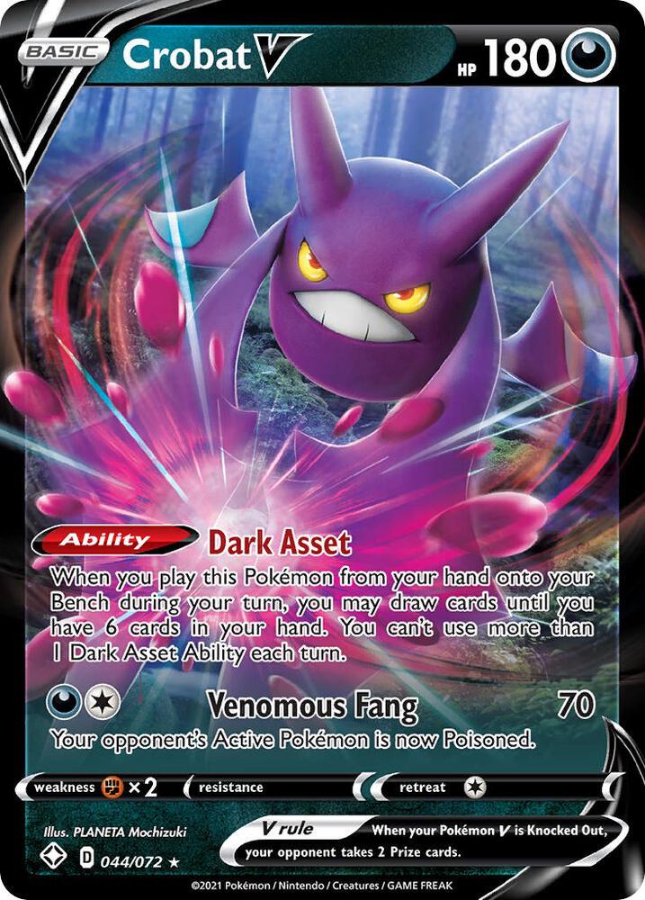 Crobat V 044/072 (Shining Fates) - Holofoil