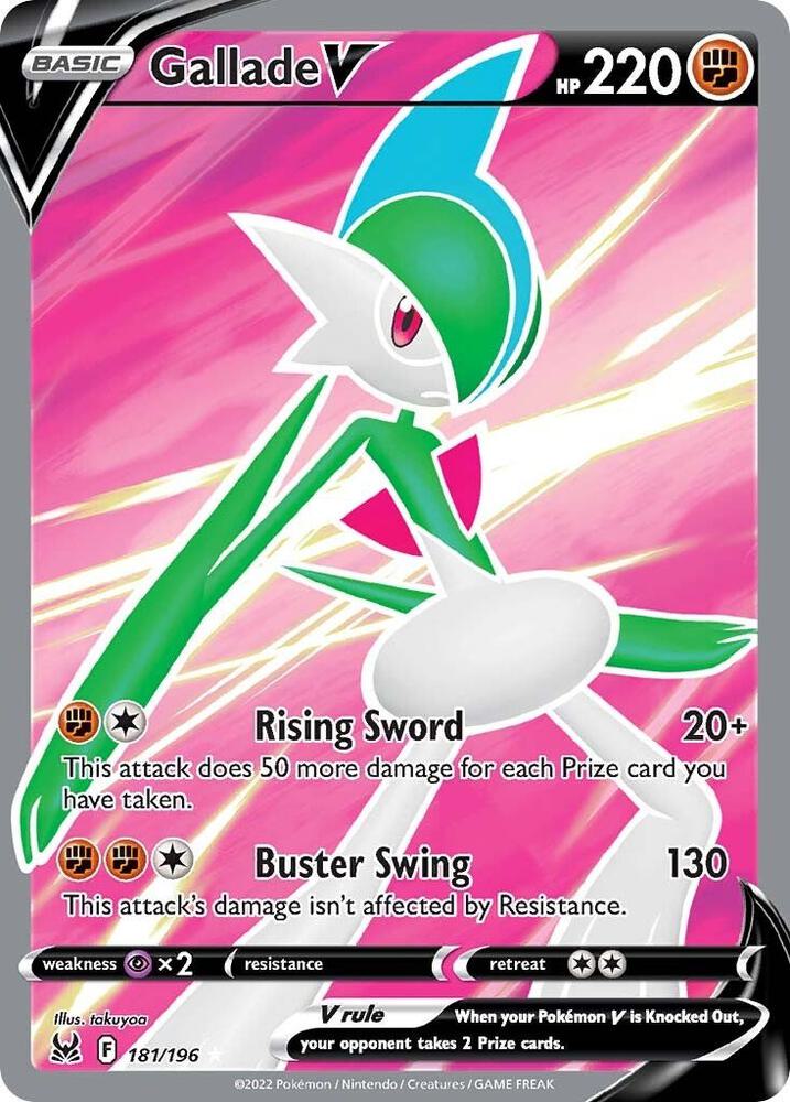 Gallade V 181/196 (SWSH11: Lost Origin) - Holofoil