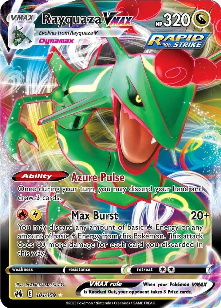 Rayquaza VMAX 101/159 (Crown Zenith) - Holofoil
