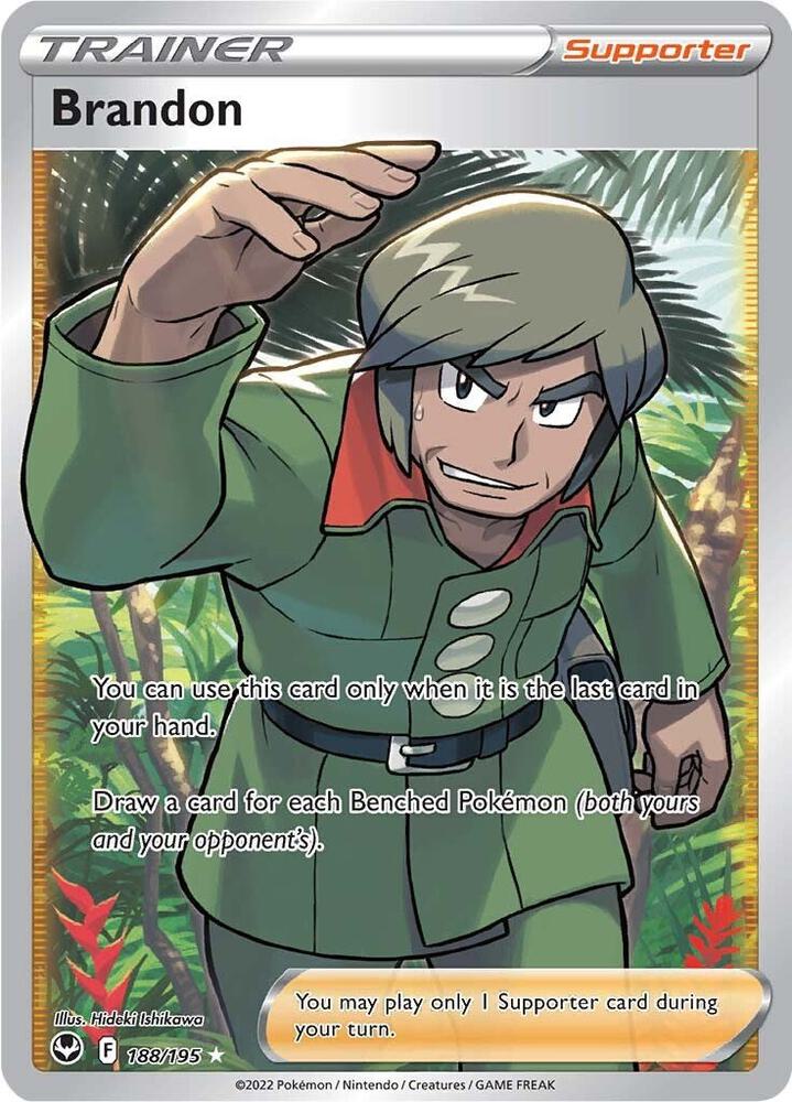 Brandon 188/195 (SWSH12: Silver Tempest) - Holofoil