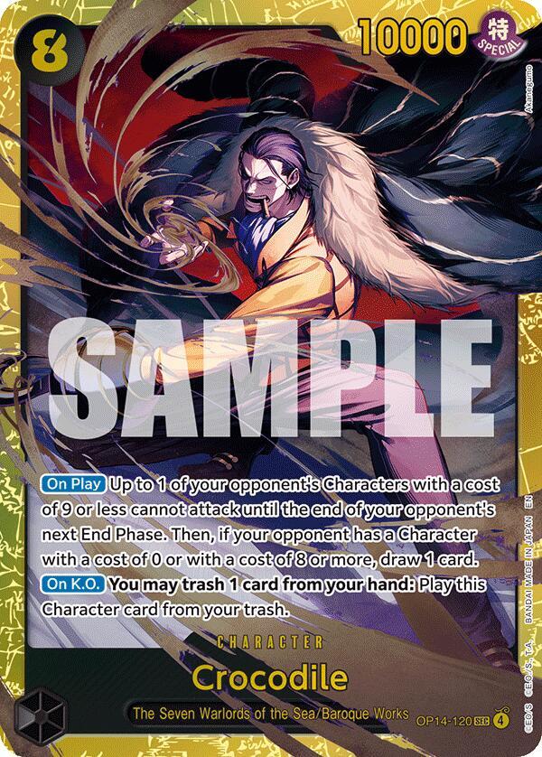 Crocodile OP14-120 (The Azure Sea's Seven) - Foil