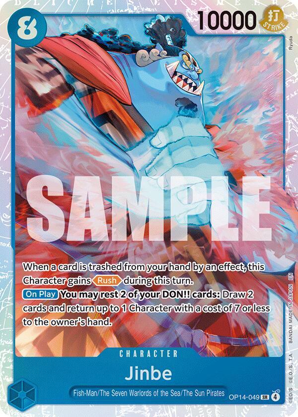 Jinbe OP14-049 (The Azure Sea's Seven) - Foil