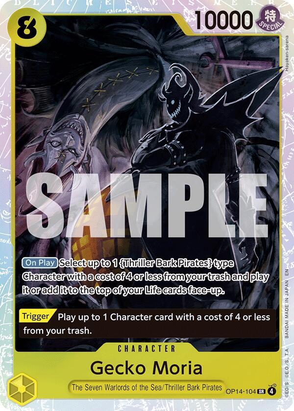 Gecko Moria OP14-104 (The Azure Sea's Seven) - Foil