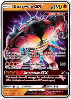 Buzzwole GX 57/111 (SM - Crimson Invasion) - Holofoil