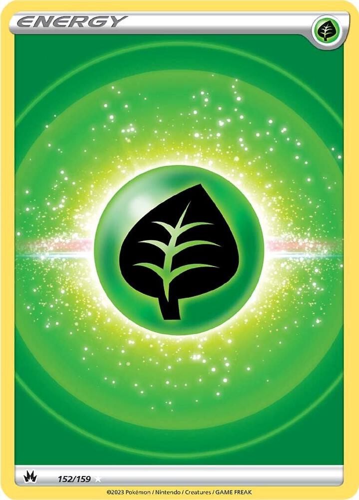 Grass Energy Texture Full Art 152/159 (SWSH: Crown Zenith) - Holofoil