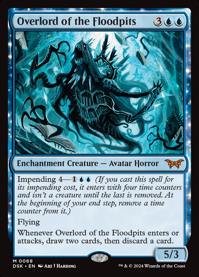 Overlord of the Floodpits 68 (Duskmourn: House of Horror)