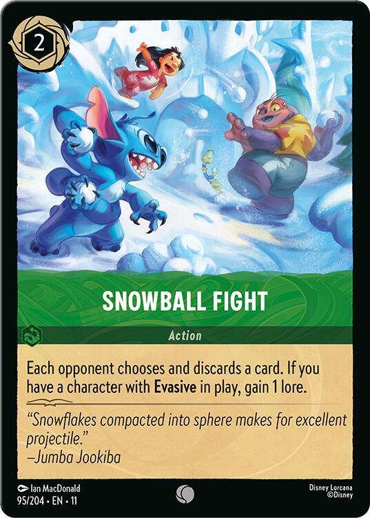 Snowball Fight 95/204 (Winterspell) - Cold Foil