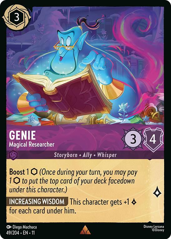 Genie, Magical Researcher 49/204 (Winterspell)