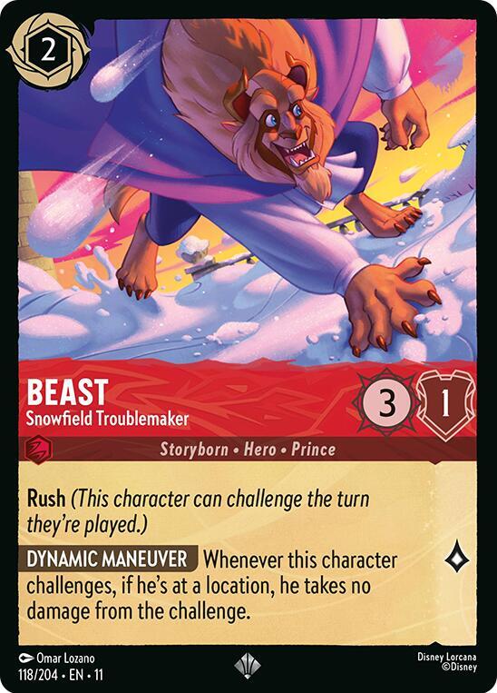 Beast, Snowfield Troublemaker 118/204 (Winterspell)