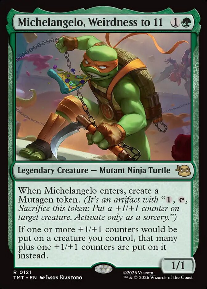 Michelangelo, Weirdness to 11 121 (Teenage Mutant Ninja Turtles)