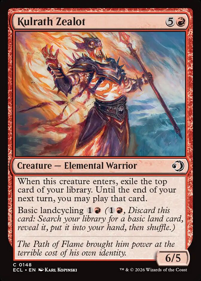 Kulrath Zealot 148/273 (Lorwyn Eclipsed) - Foil