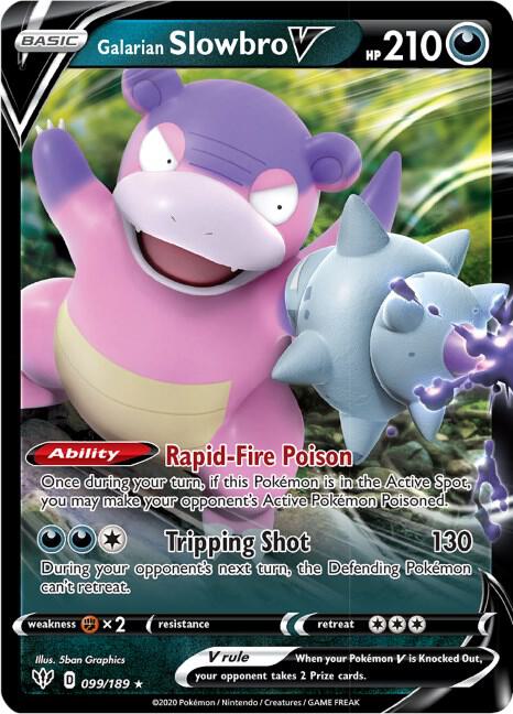Galarian Slowbro V 099/189 (SWSH03: Darkness Ablaze) - Holofoil