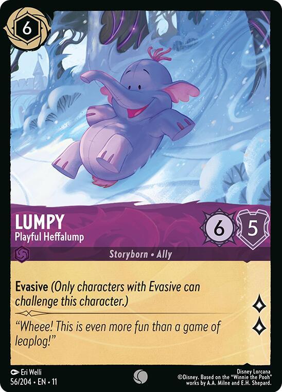 Lumpy, Playful Heffalump 56/204 (Winterspell)