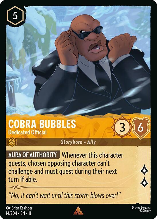 Cobra Bubbles, Dedicated Official 14/204 (Winterspell)