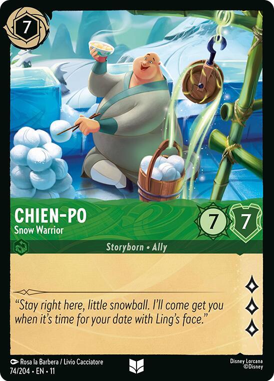 Chien-Po, Snow Warrior 74/204 (Winterspell)
