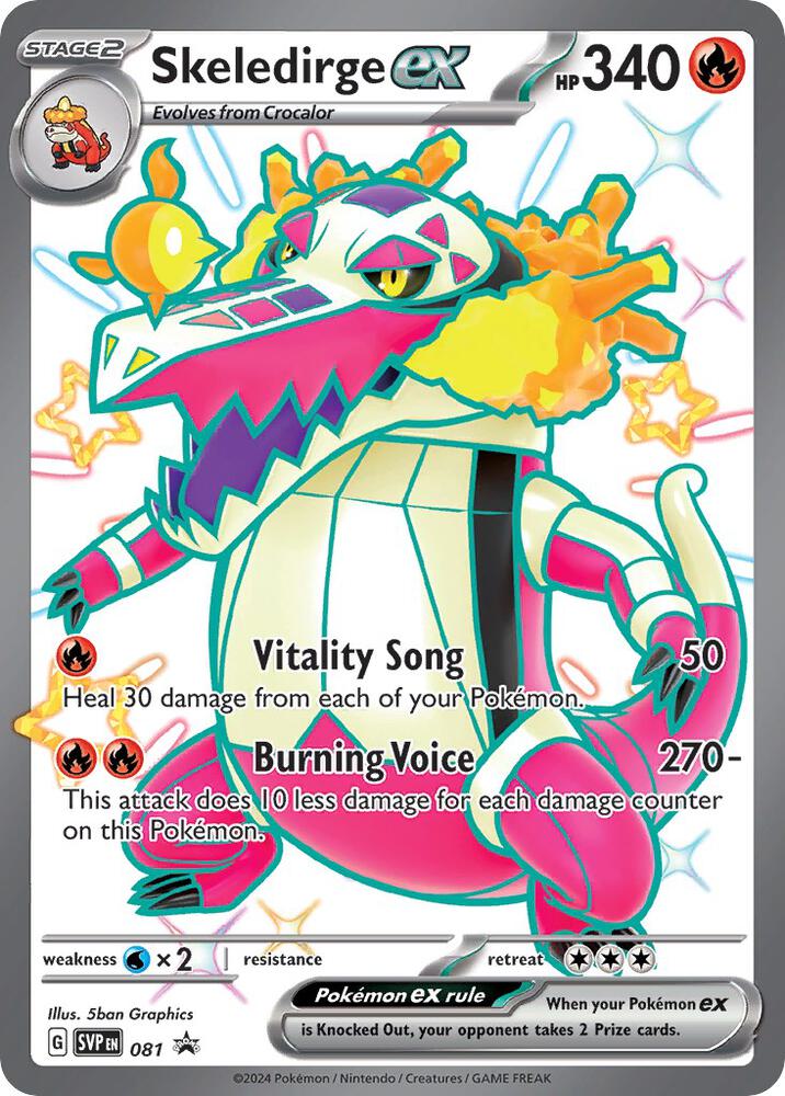 Skeledirge ex 081 (SV: Scarlet & Violet Promo Cards) - Holofoil