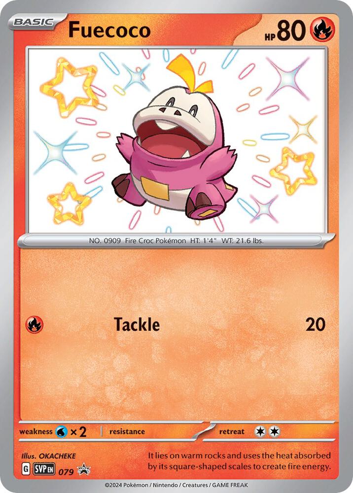 Fuecoco 079 (SV: Scarlet & Violet Promo Cards) - Holofoil
