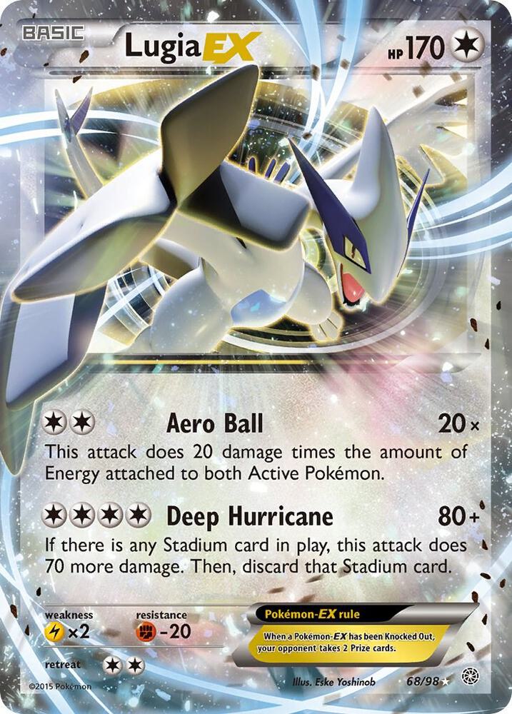 Lugia EX 68/98 (XY - Ancient Origins) - Holofoil