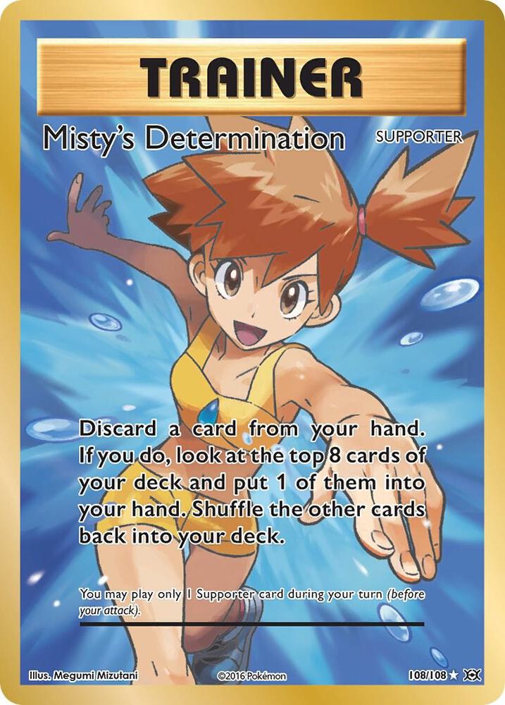 Misty's Determination 108/108 (XY - Evolutions) - Holofoil