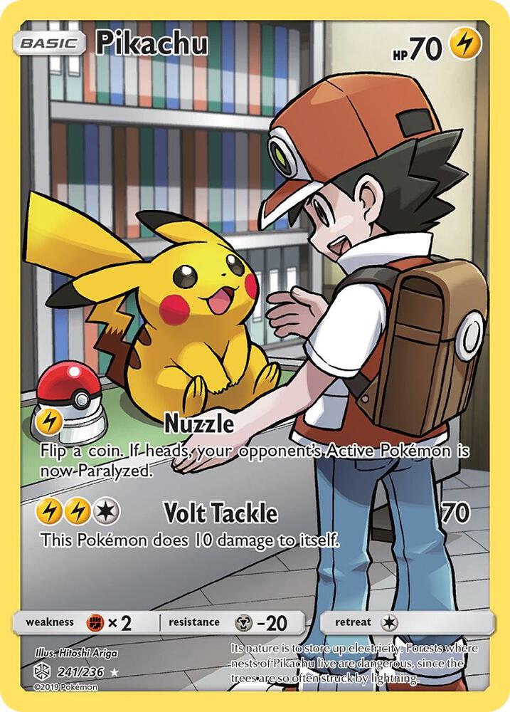 Pikachu Secret 241/236 (SM - Cosmic Eclipse) - Holofoil