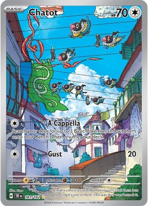 Chatot 181/162 (SV05: Temporal Forces) - Holofoil