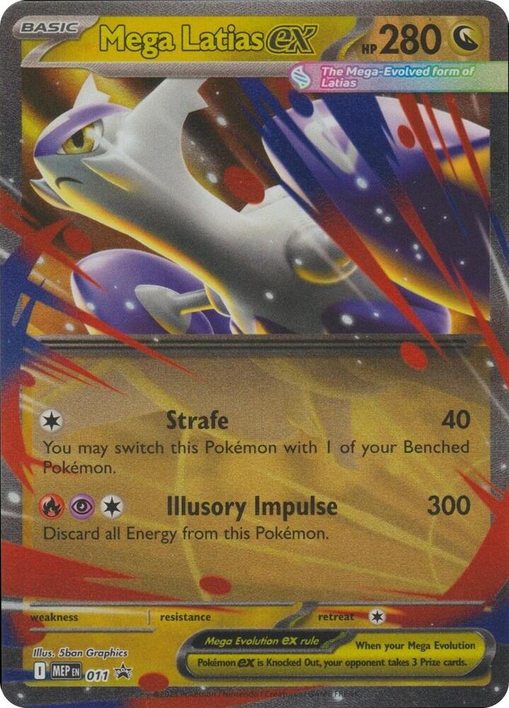 Mega Latias ex 011 (ME: Mega Evolution Promo) - Holofoil