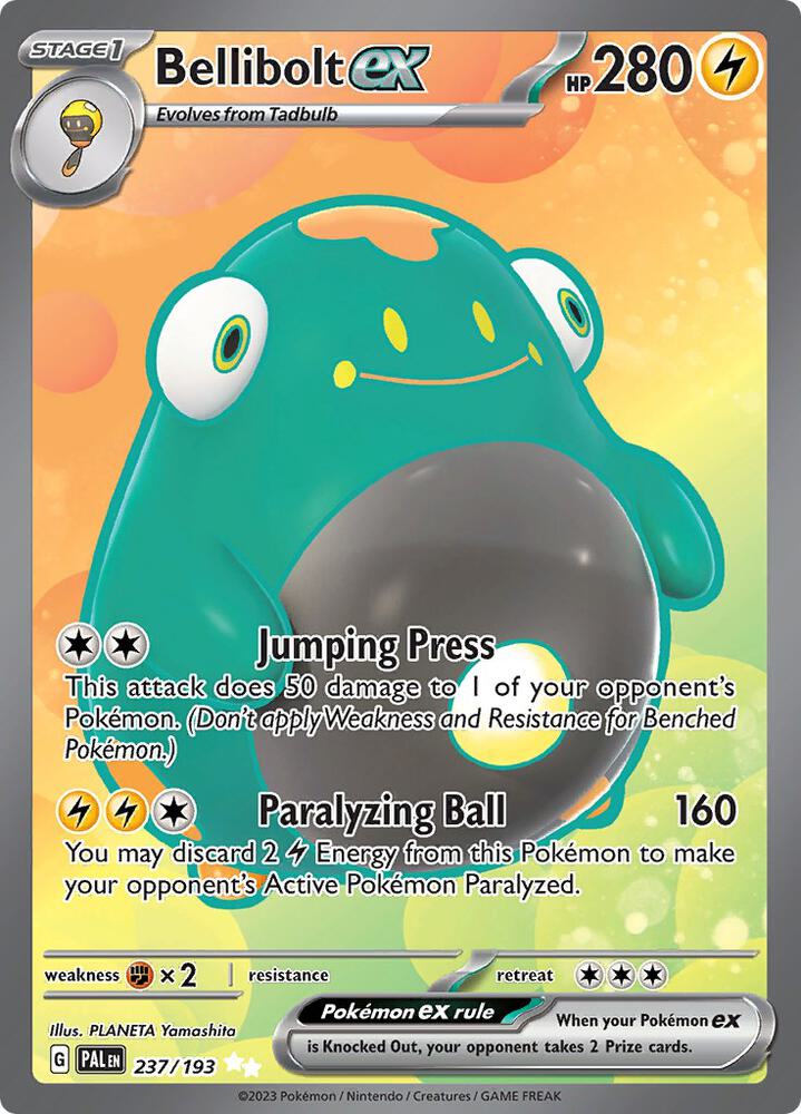 Bellibolt ex 237/193 (SV02: Paldea Evolved) - Holofoil