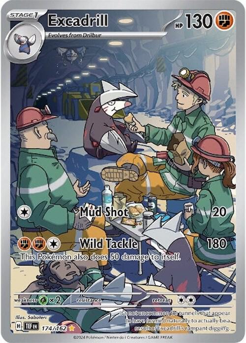 Excadrill 174/162 (SV05: Temporal Forces) - Holofoil