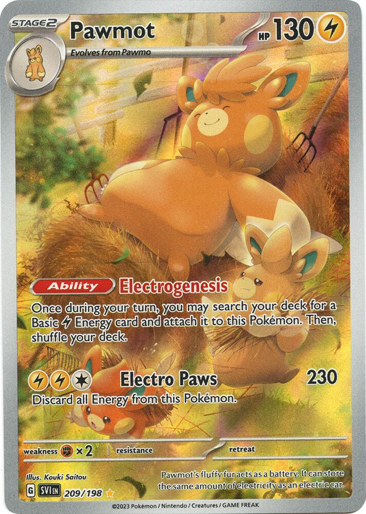 Pawmot 209/198 (SV01: Scarlet & Violet Base Set) - Holofoil